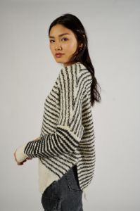 SALE - Maren Striped Sweater sold by fab'rik
