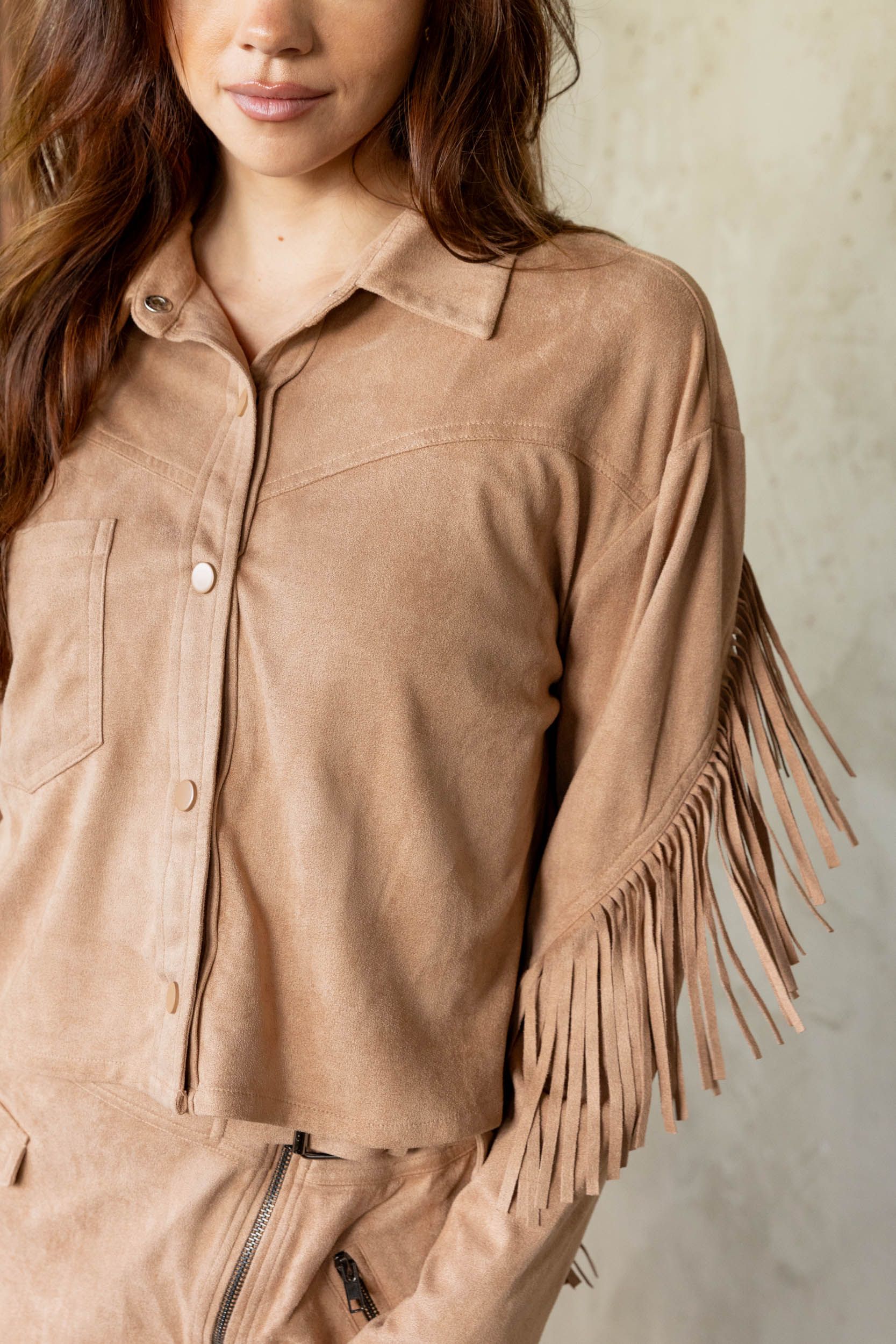 SALE - Goldie Fringe Jacket sold by fab'rik product image thumbnail 2