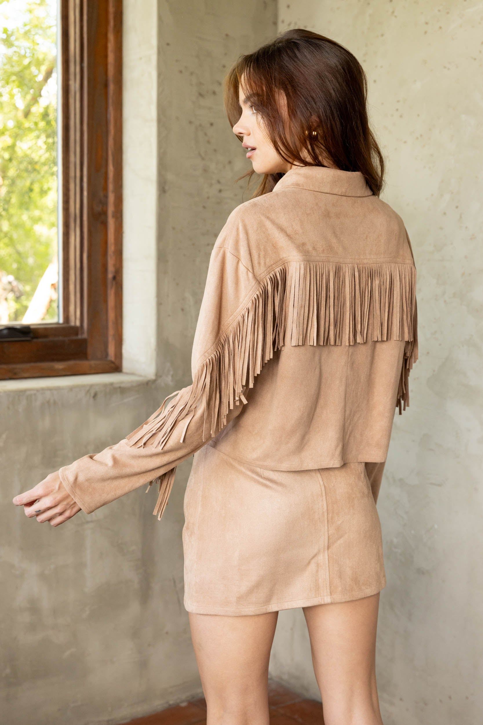 SALE - Goldie Fringe Jacket sold by fab'rik product image thumbnail 4