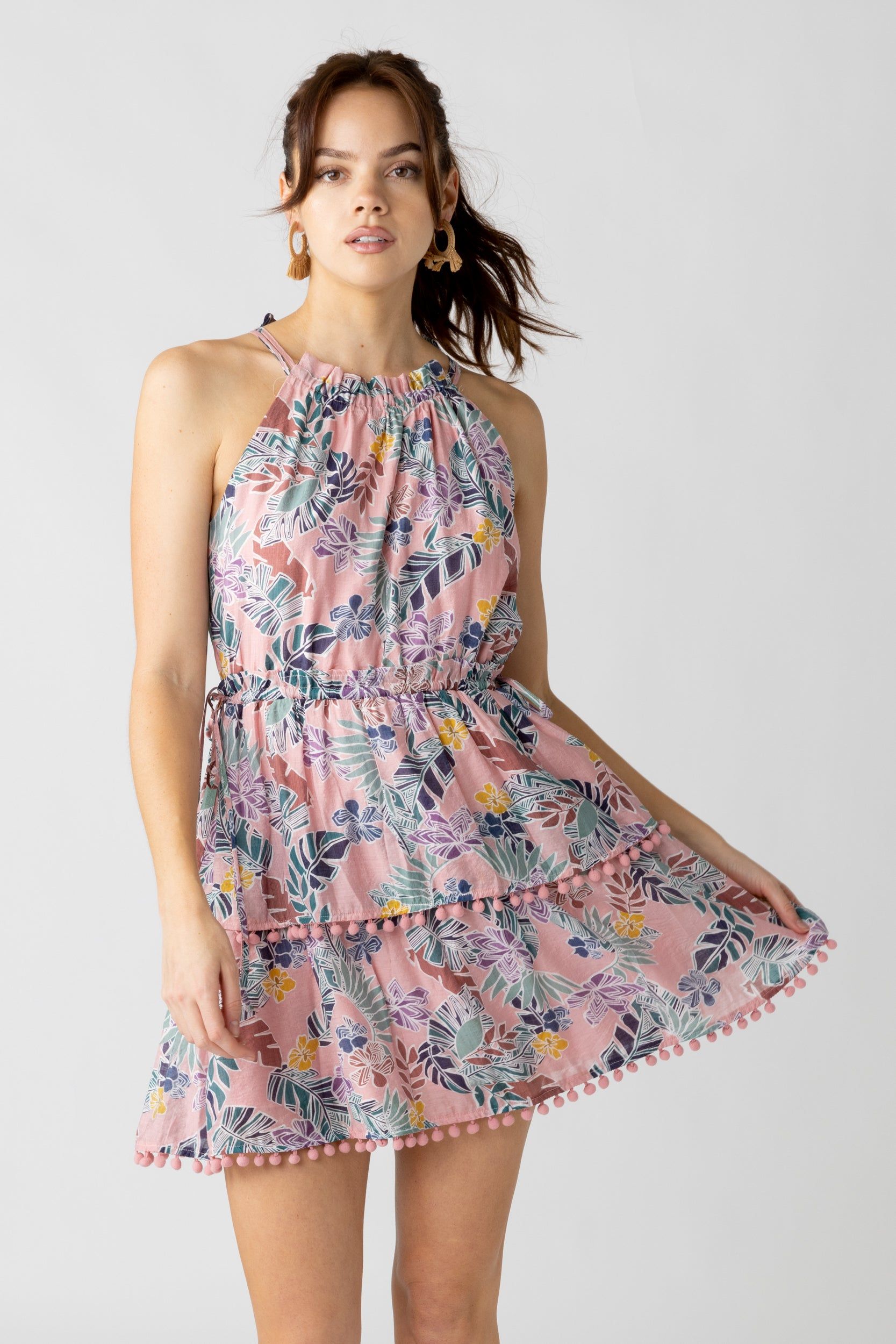 SALE - Ida Tiered Pom Pom Dress sold by fab'rik product image thumbnail 2