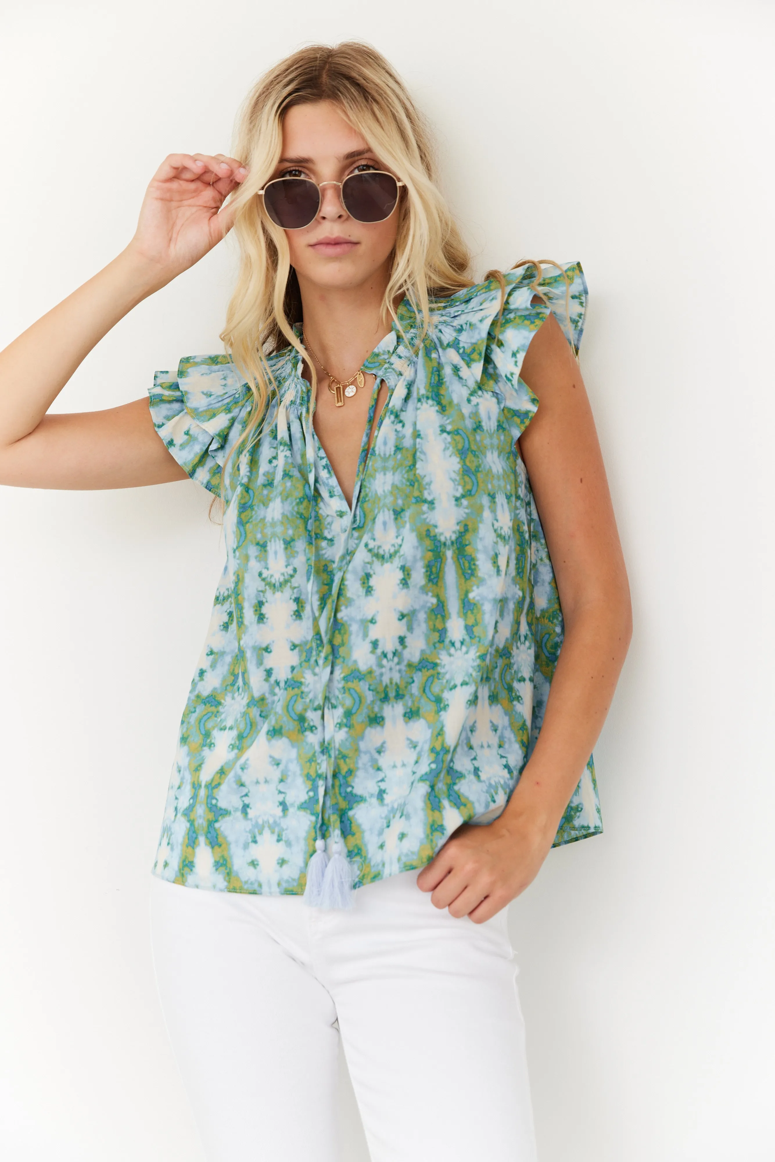 Jayden Printed Top sold by fab'rik