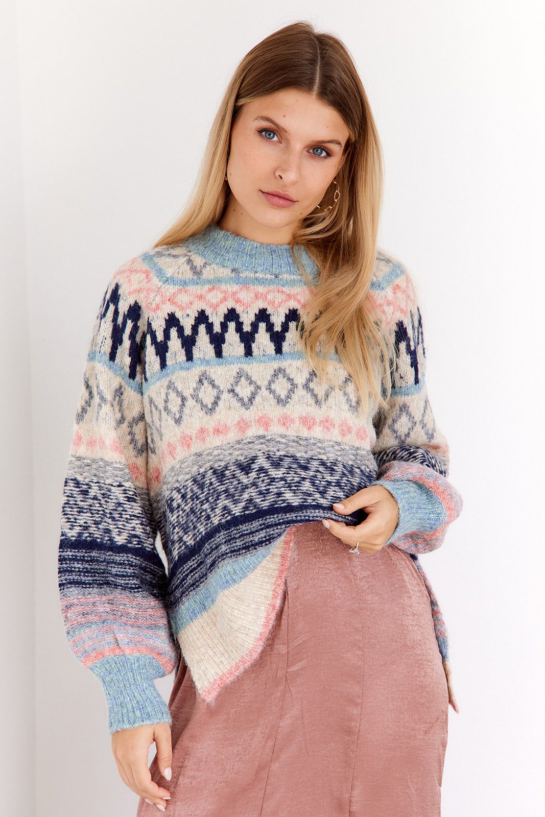 SALE - Charlotte Fair Printed Sweater sold by fab'rik