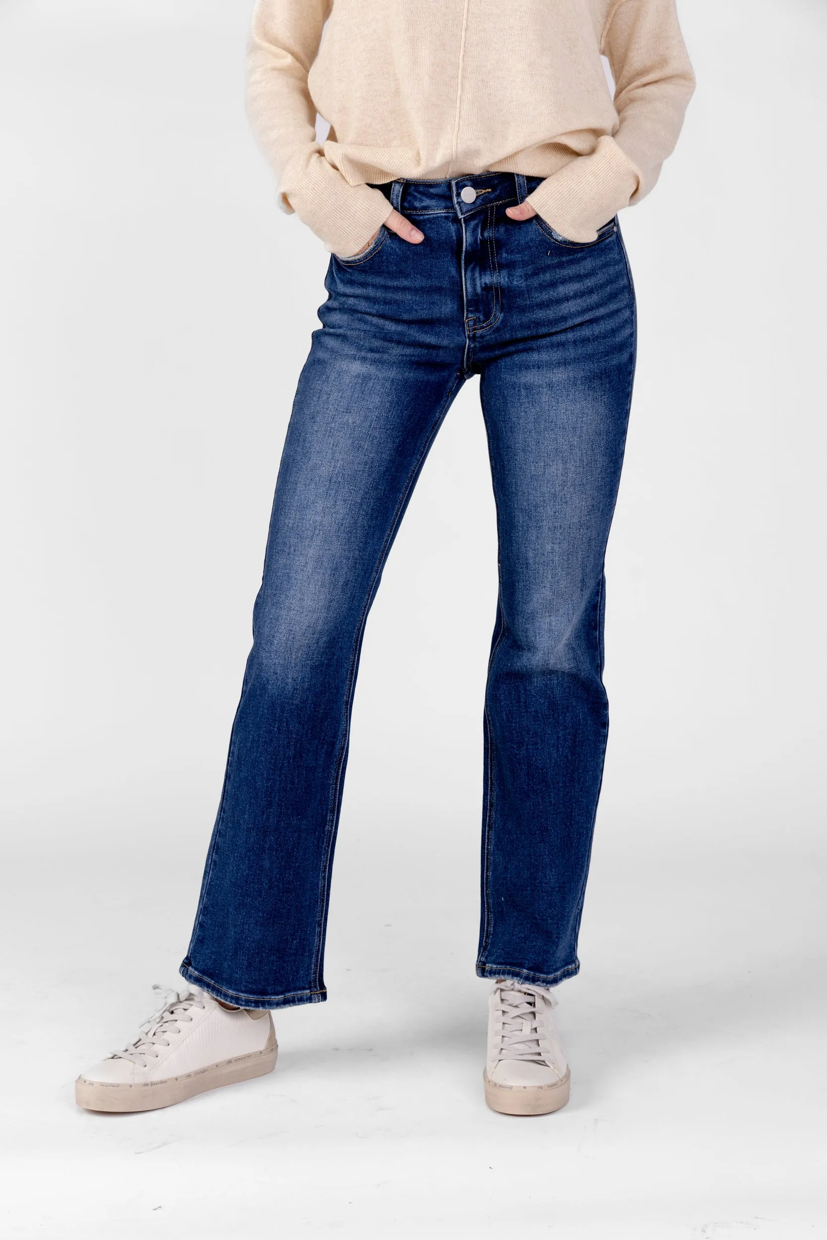 SALE - Merritt Risen Mid Rise Bootcut Jean sold by fab'rik