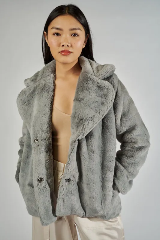SALE - Quinn Faux Fur Coat sold by fab'rik