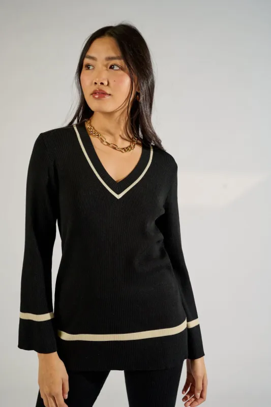 Blaire V Neck Sweater sold by fab'rik