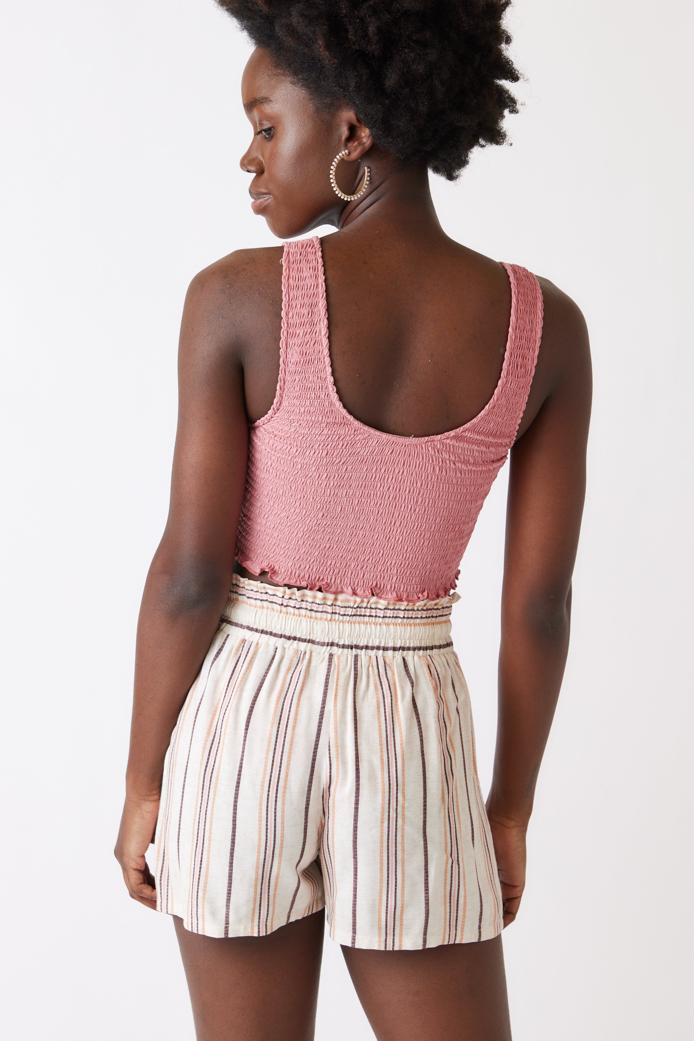 SALE - Rosa Smocked Crop Tank sold by fab'rik product image thumbnail 2