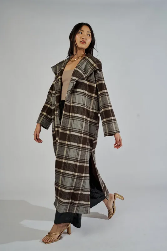 Carson Oversized Plaid Coat sold by fab'rik