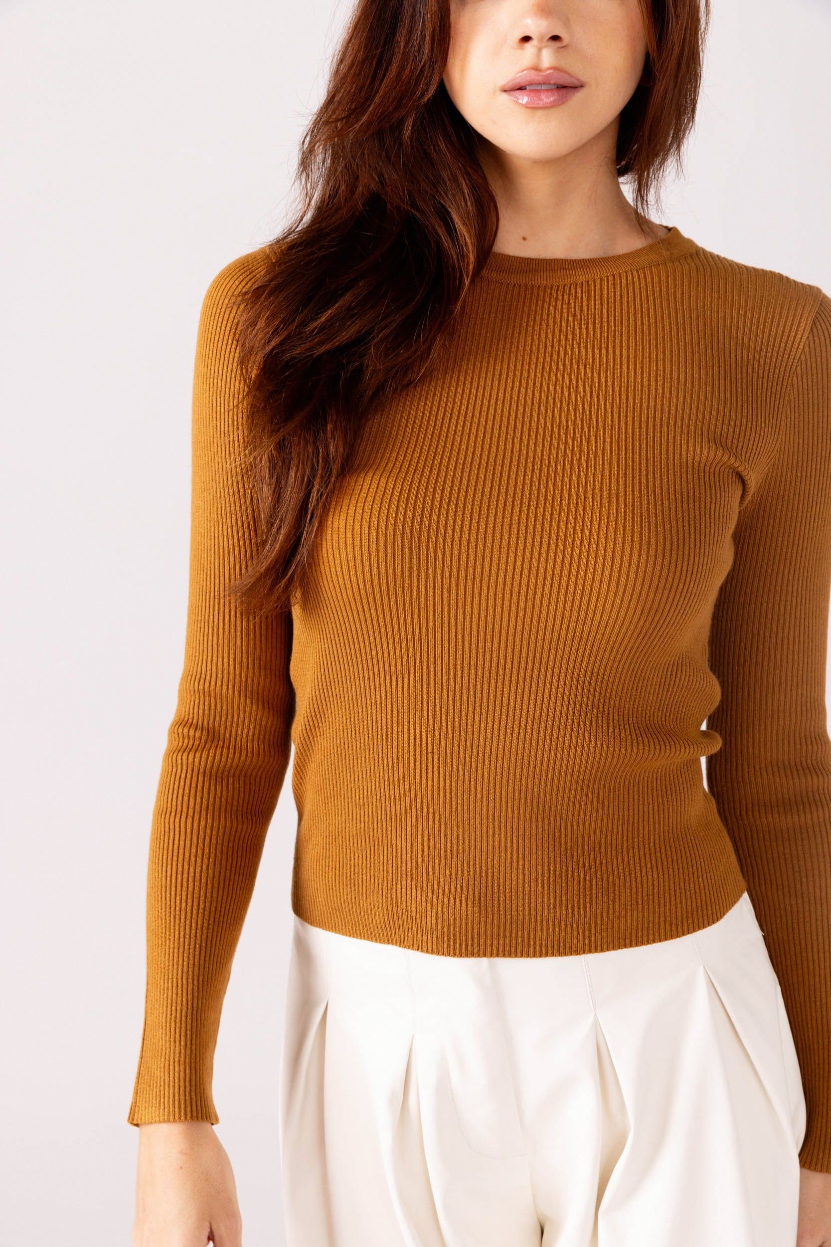 SALE - Kara Ribbed Long Sleeve Top sold by fab'rik product image thumbnail 2