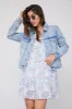 SALE - Gwen Mid Length Classic Denim Jacket sold by fab'rik