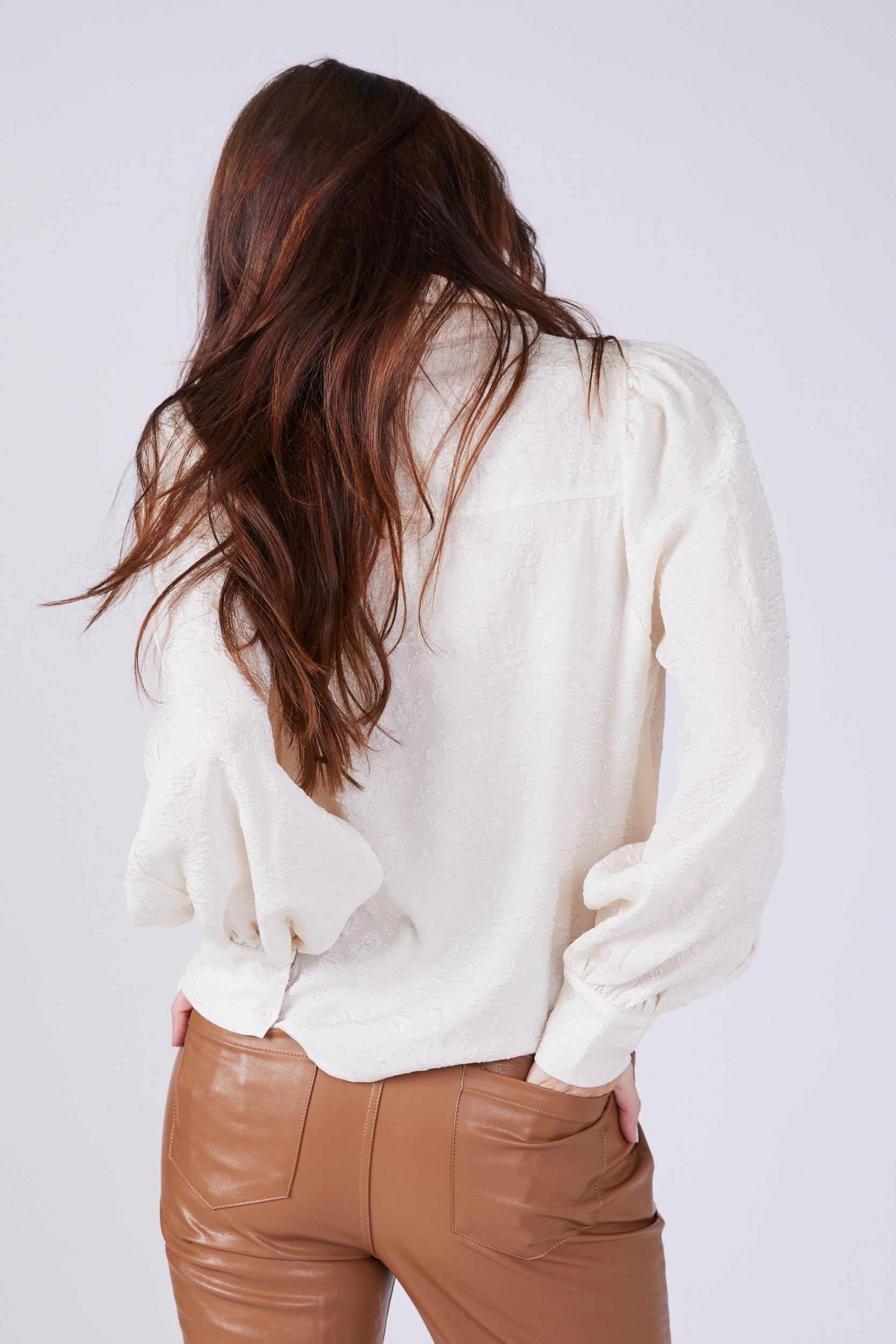 SALE - Esme Puff Sleeve Button Down sold by fab'rik product image thumbnail 3