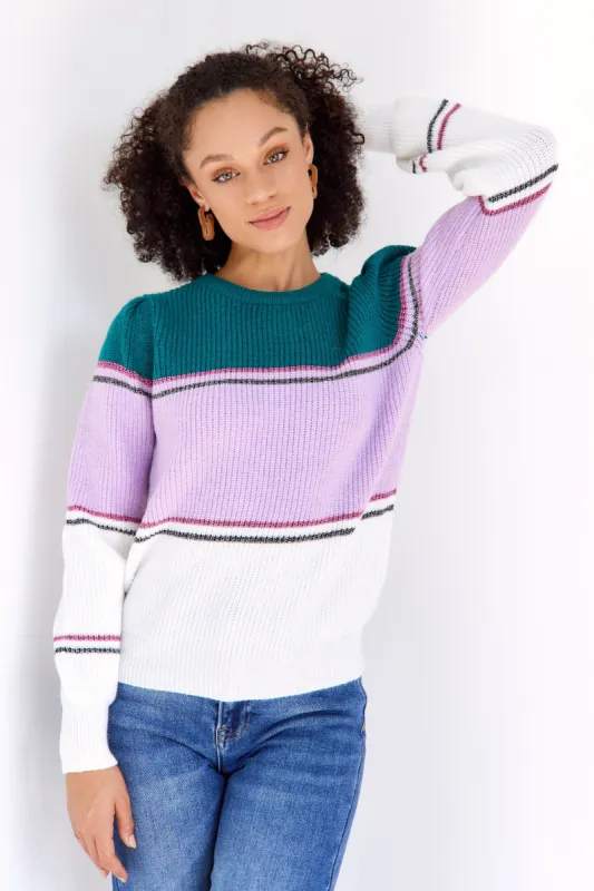 SALE - Marie Striped Sweater sold by fab'rik