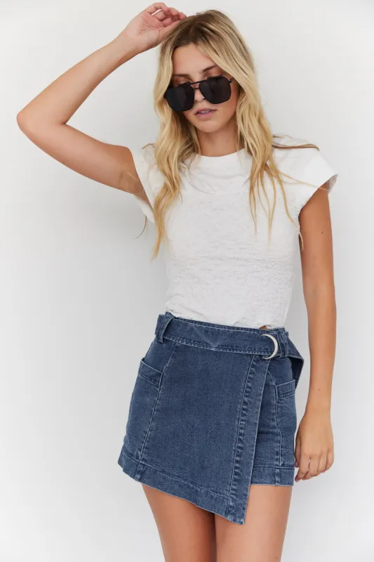 Drew Denim Skort sold by fab'rik