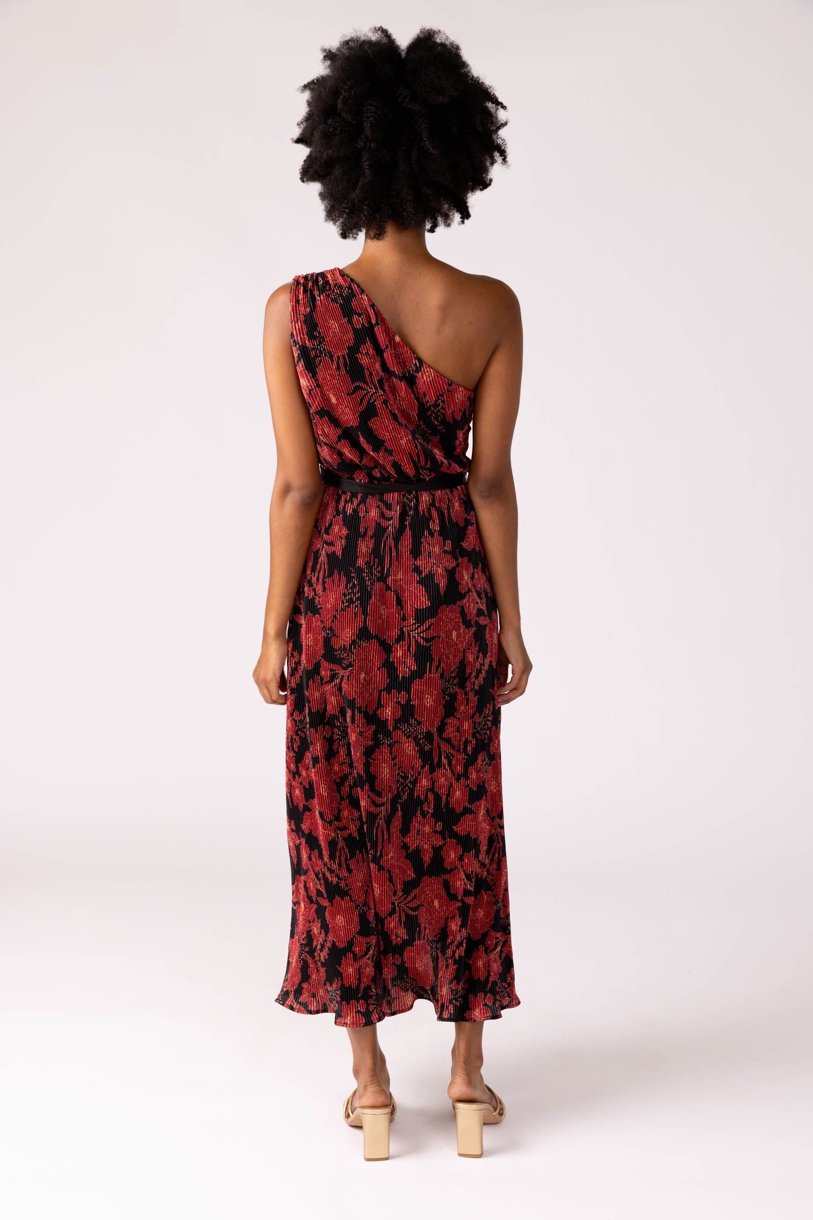 SALE - Samira Pleated One Shoulder Dress sold by fab'rik product image thumbnail 3