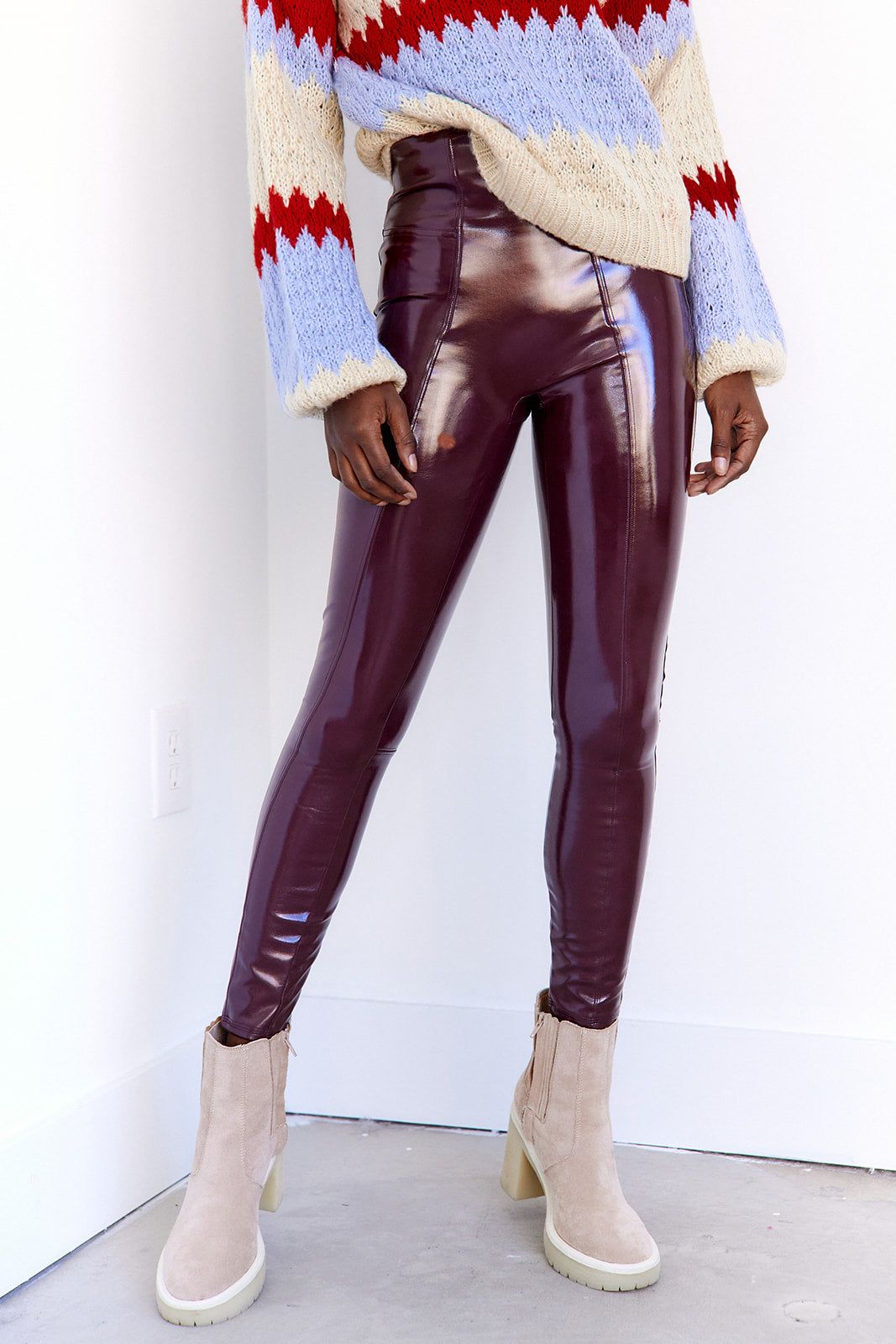 Spanx Patent Leather Leggings sold by fab'rik