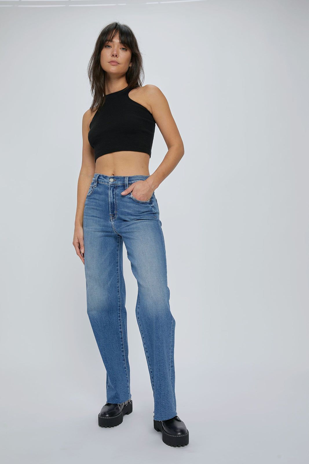 Logan High Waist Dad Jean sold by fab'rik product image thumbnail 2