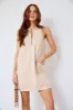 Eileen Front Zip Knit Mini Dress sold by fab'rik