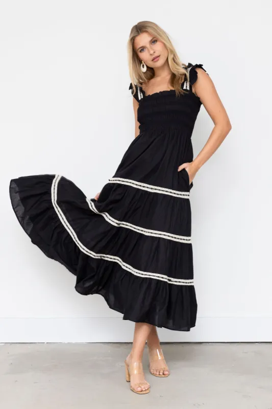 SALE - Kelley Tiered Maxi Dress sold by fab'rik