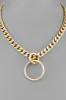 Teddy Circle Link and Chain Choker sold by fab'rik