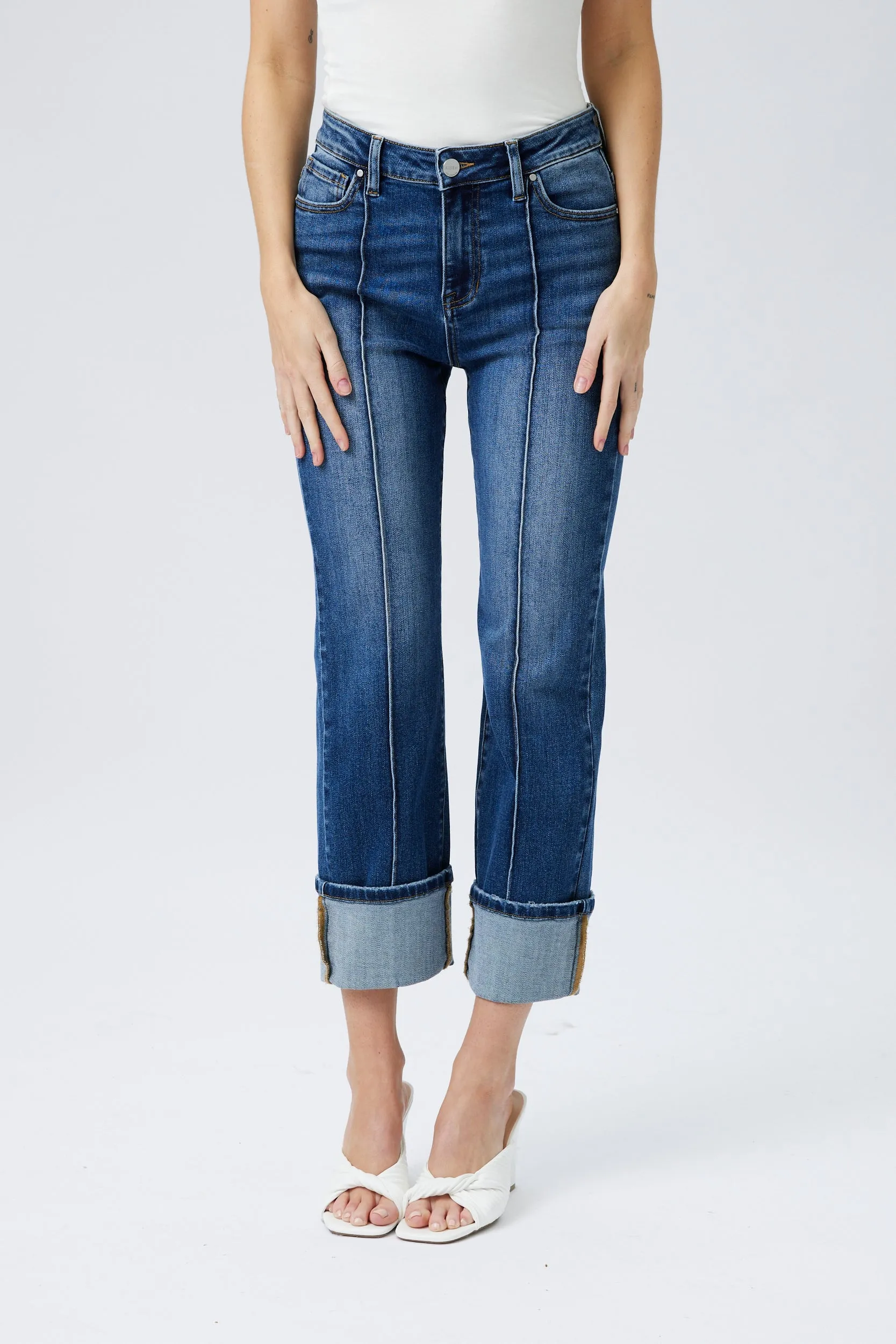 SALE - Scott Risen High Rise Straight Leg Jean sold by fab'rik product image thumbnail 4
