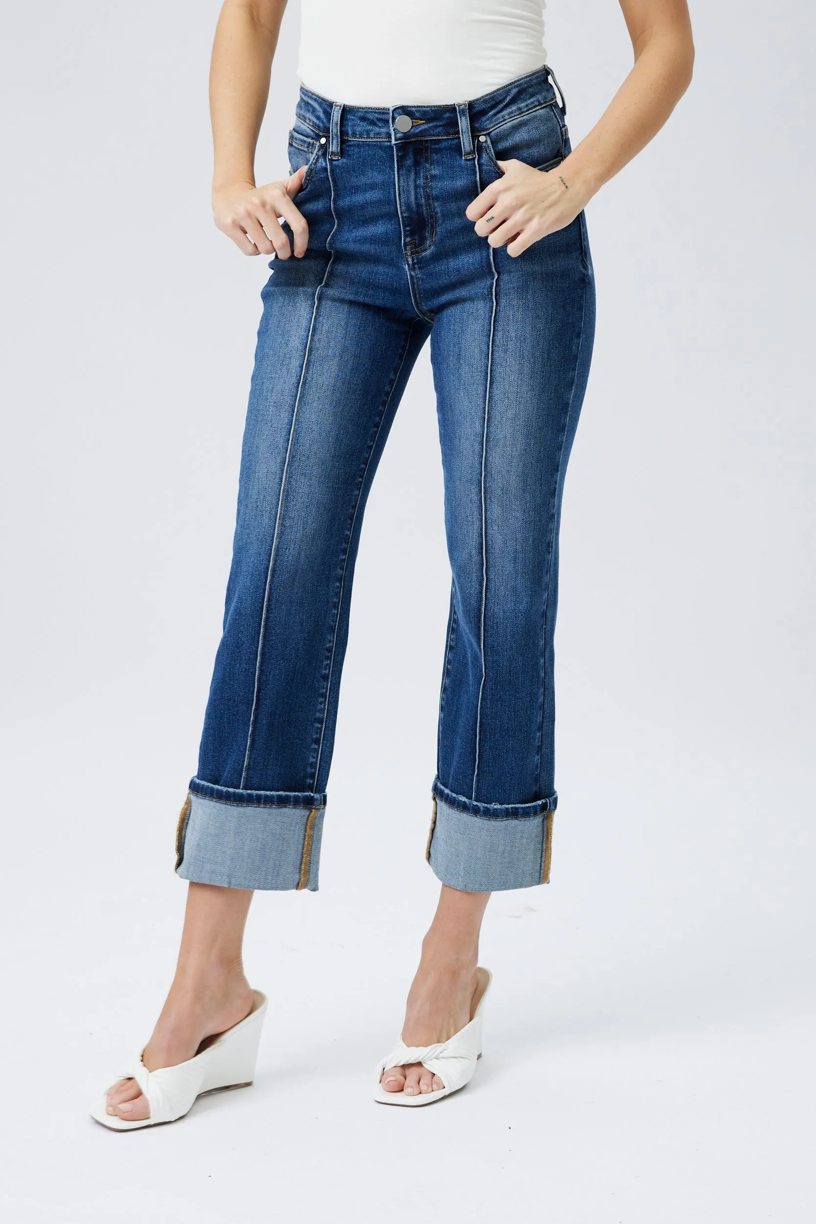 SALE - Scott Risen High Rise Straight Leg Jean sold by fab'rik product image thumbnail 2