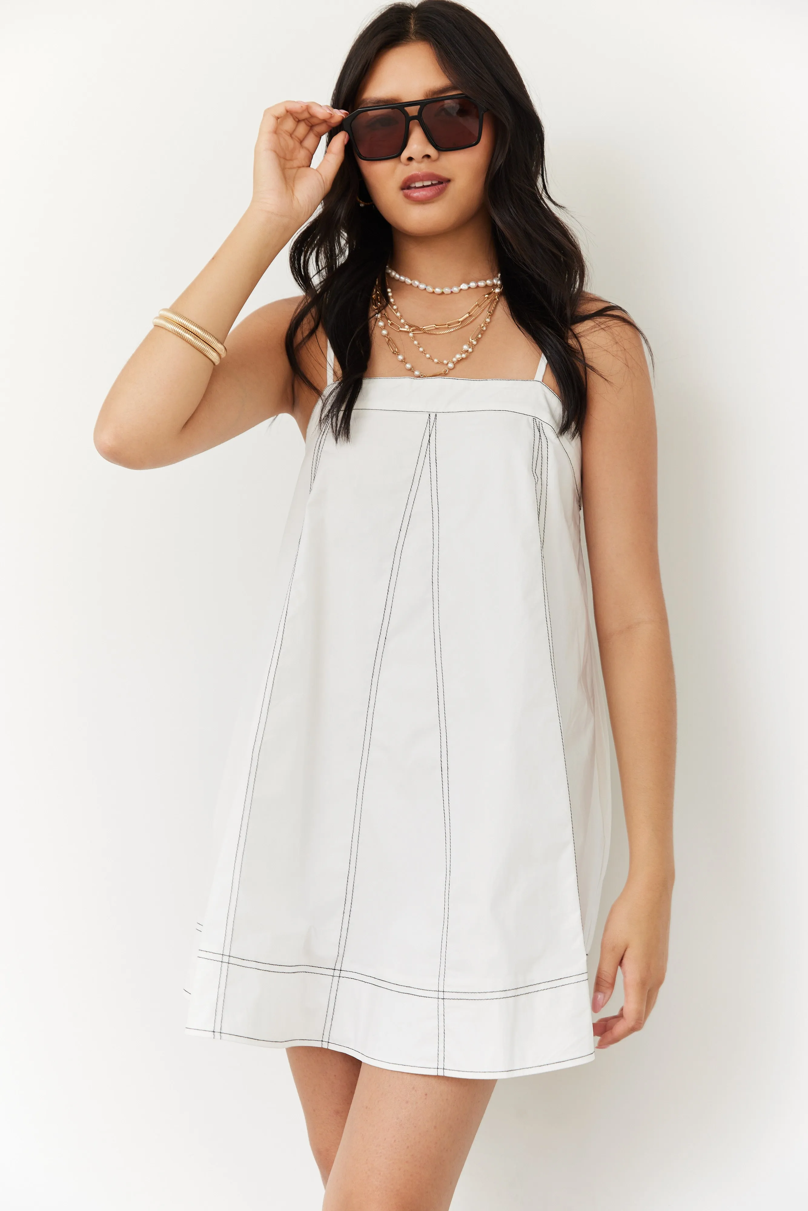 SALE - Lacie Top Stitch Mini Dress sold by fab'rik product image thumbnail 4