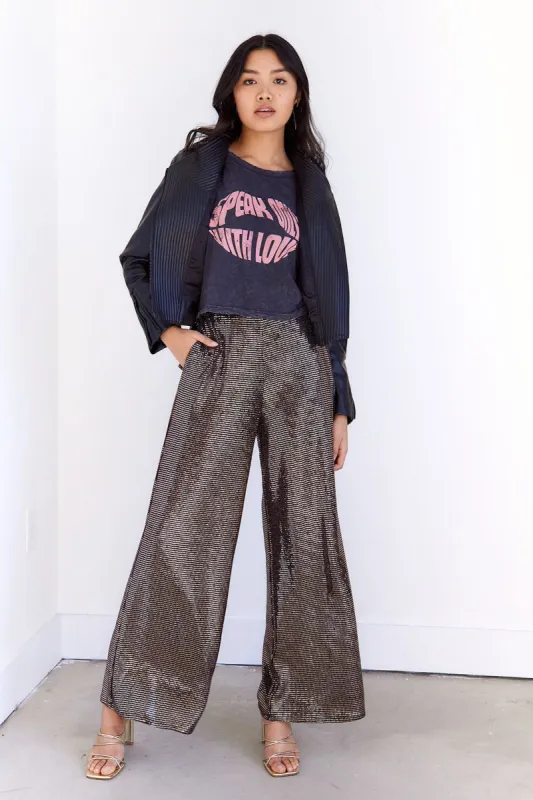 SALE - Evie Sparkle Elastic Waist Pants sold by fab'rik