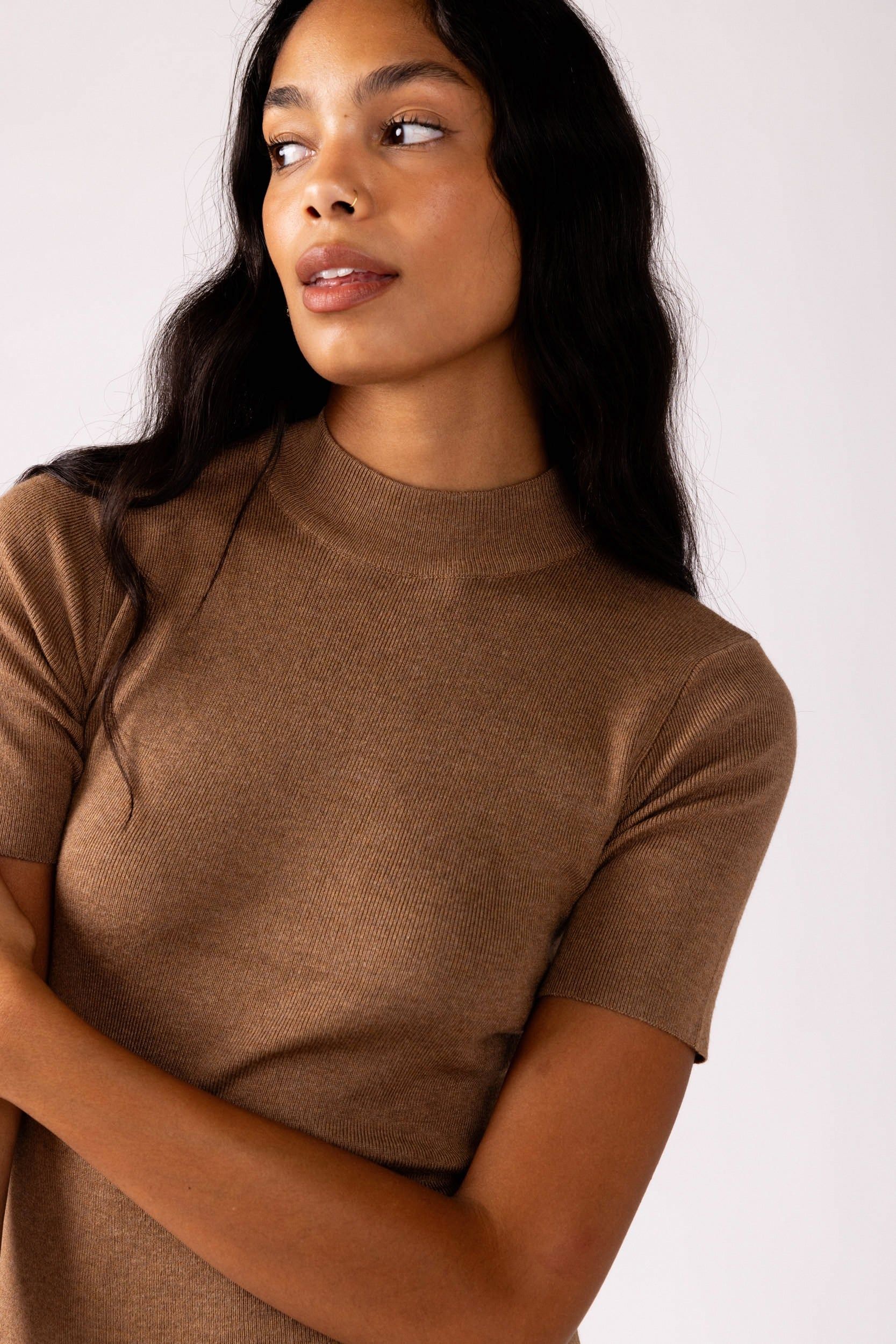 SALE - Ava High Neck Rib Dress sold by fab'rik product image thumbnail 3