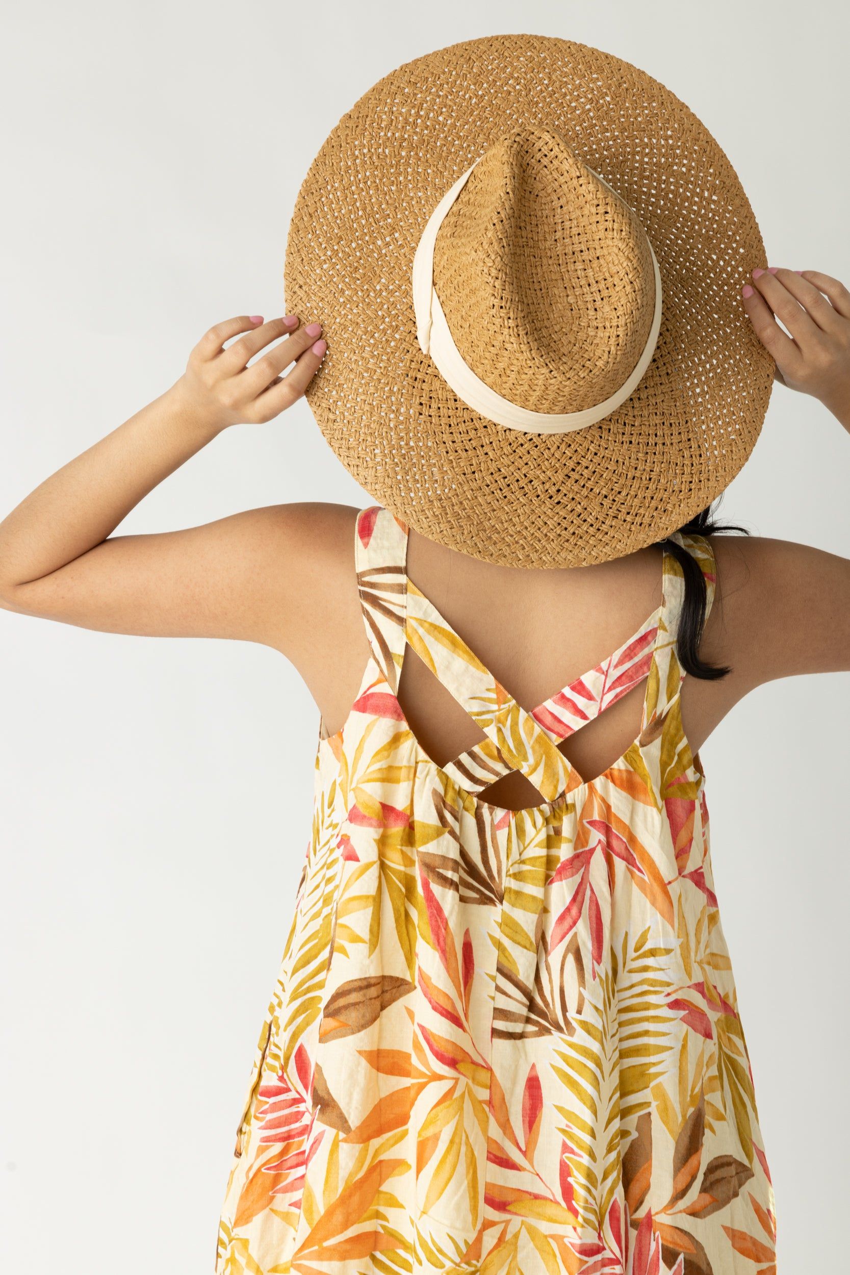 SALE - Naomi Cross Back Tropical Mini Dress sold by fab'rik product image thumbnail 2