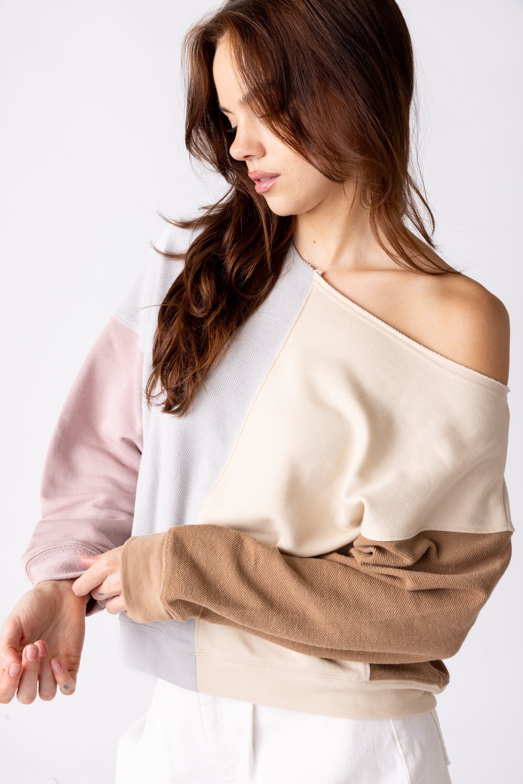 Lola Colorblock Pullover sold by fab'rik