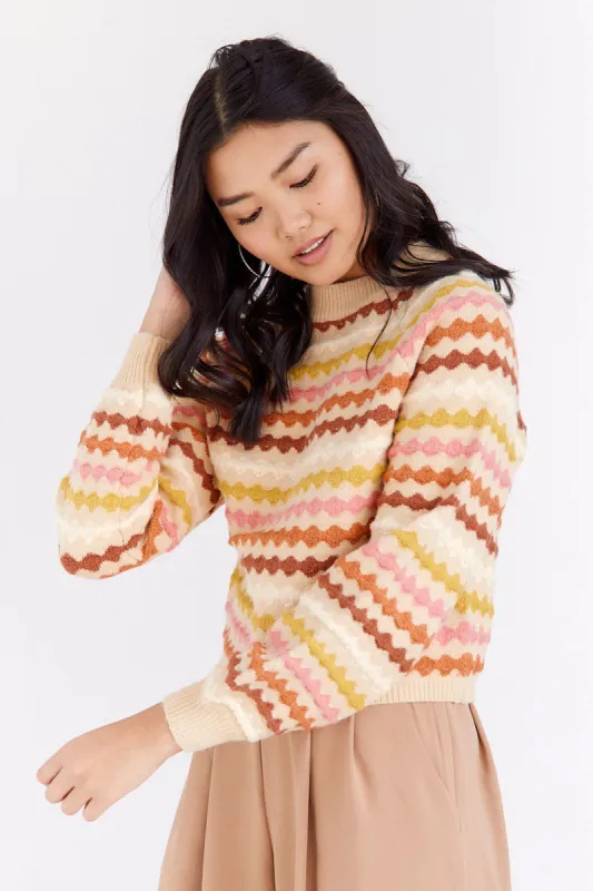 SALE - Emory Striped Sweater sold by fab'rik