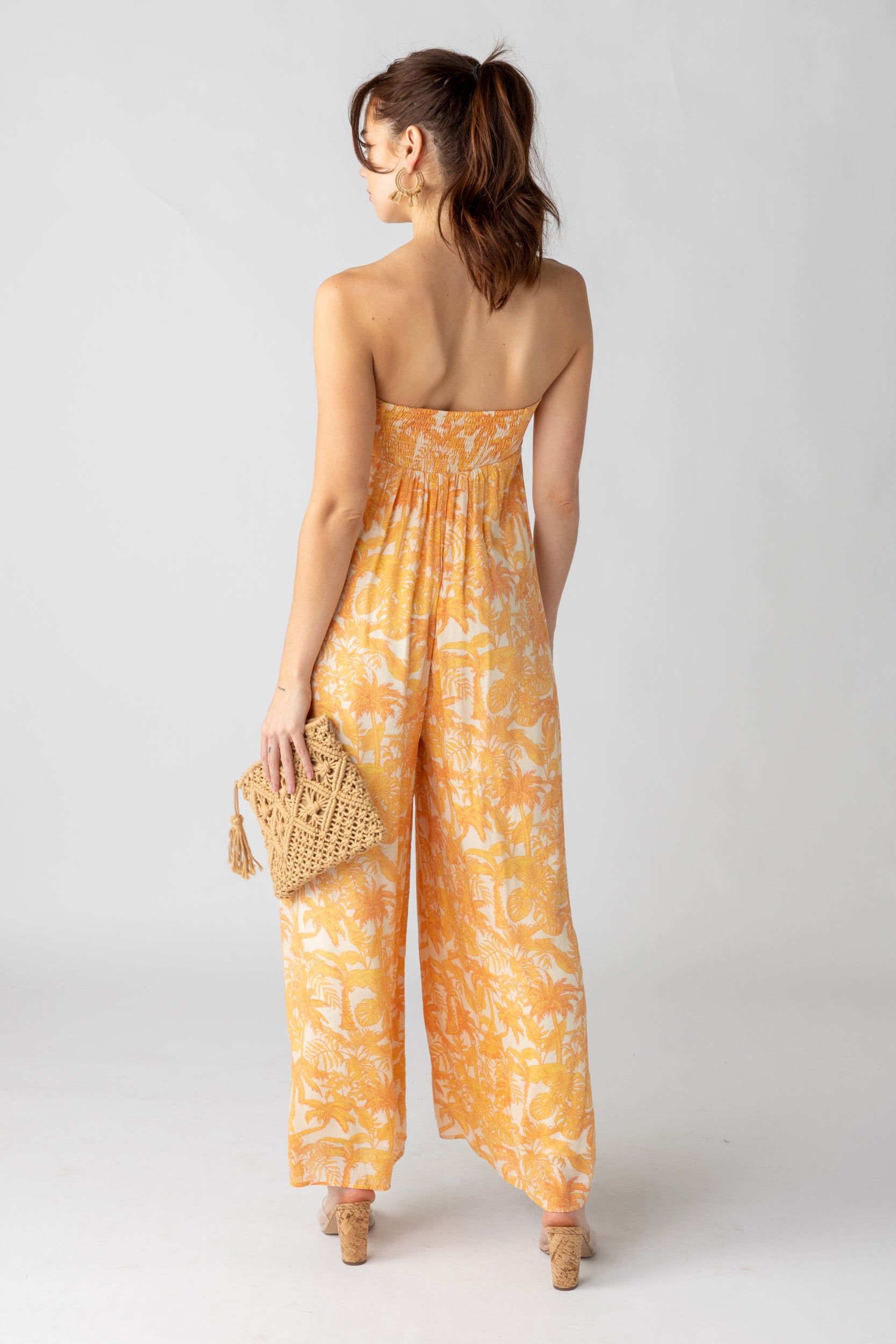 SALE- Avery Printed Strapless Jumpsuit sold by fab'rik product image thumbnail 3