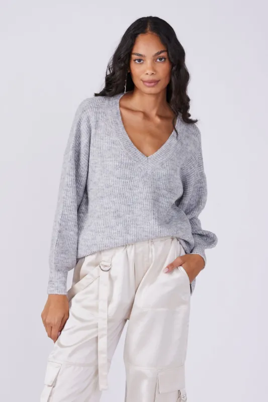 SALE - Lyra V Neck Sweater sold by fab'rik