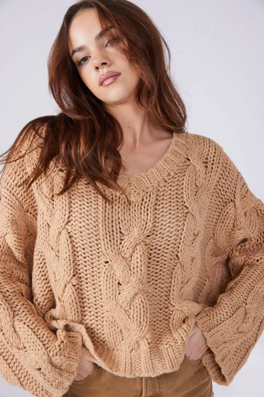 SALE - Hope Oversized Cable Knit Sweater sold by fab'rik