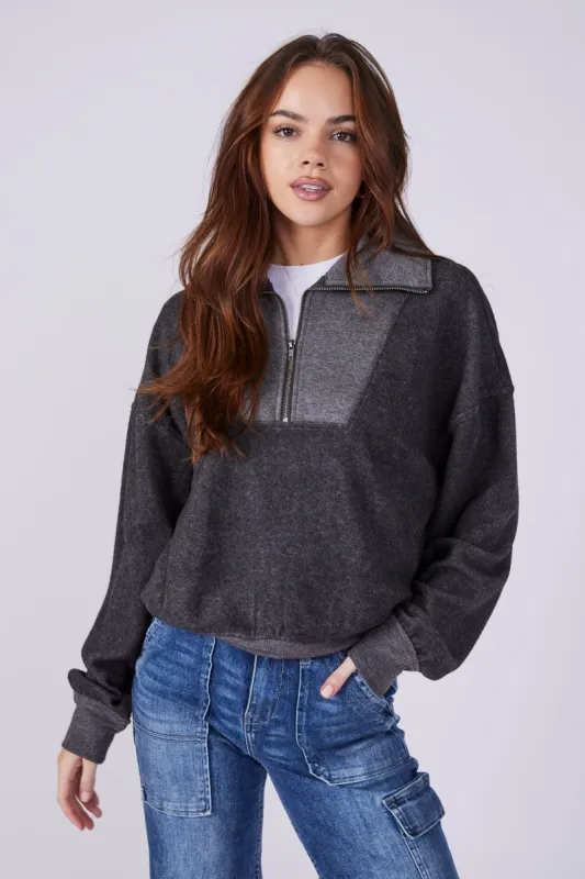 SALE - Sunday Half Zip Pullover sold by fab'rik