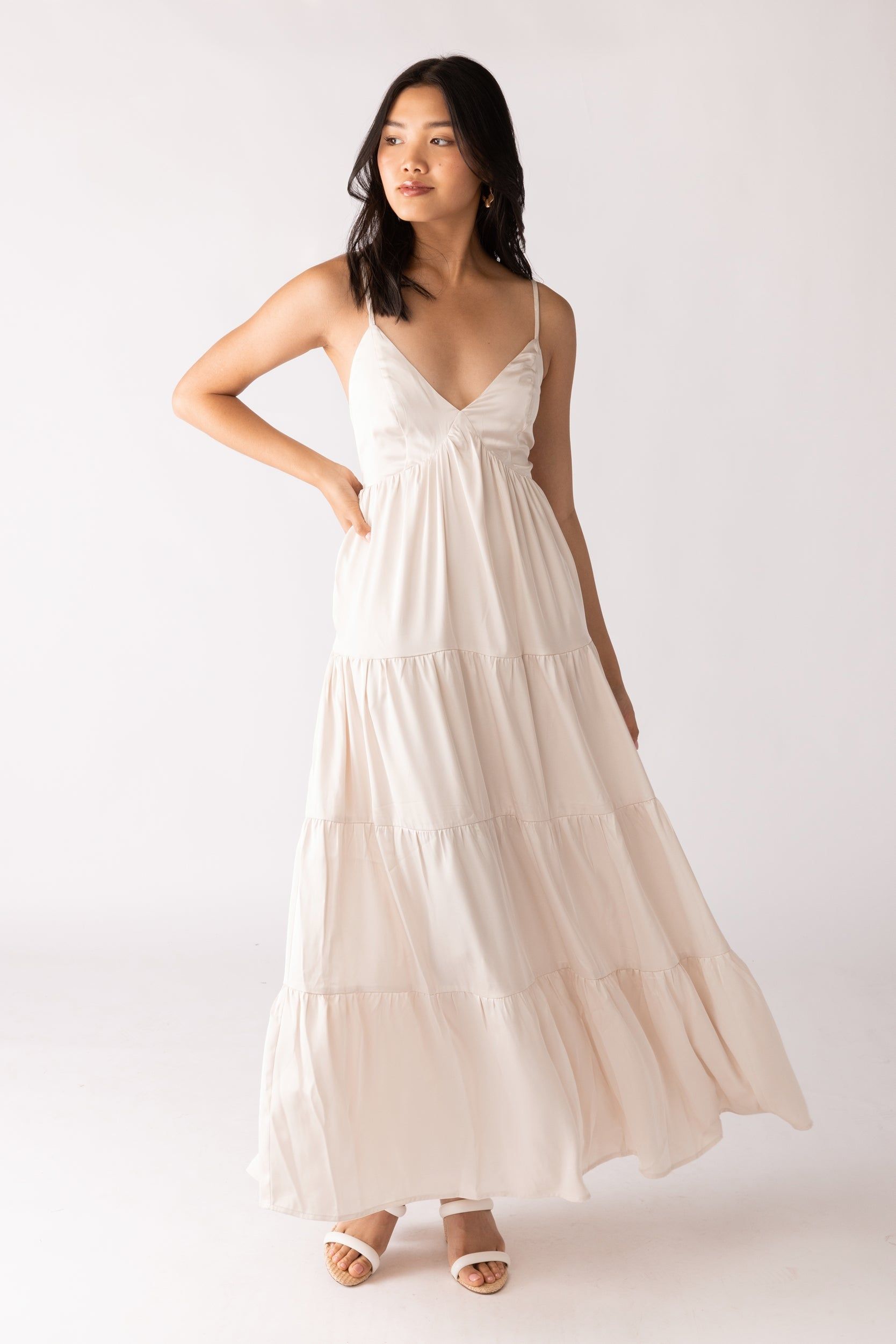 SALE - Elaine Tiered Maxi Dress sold by fab'rik