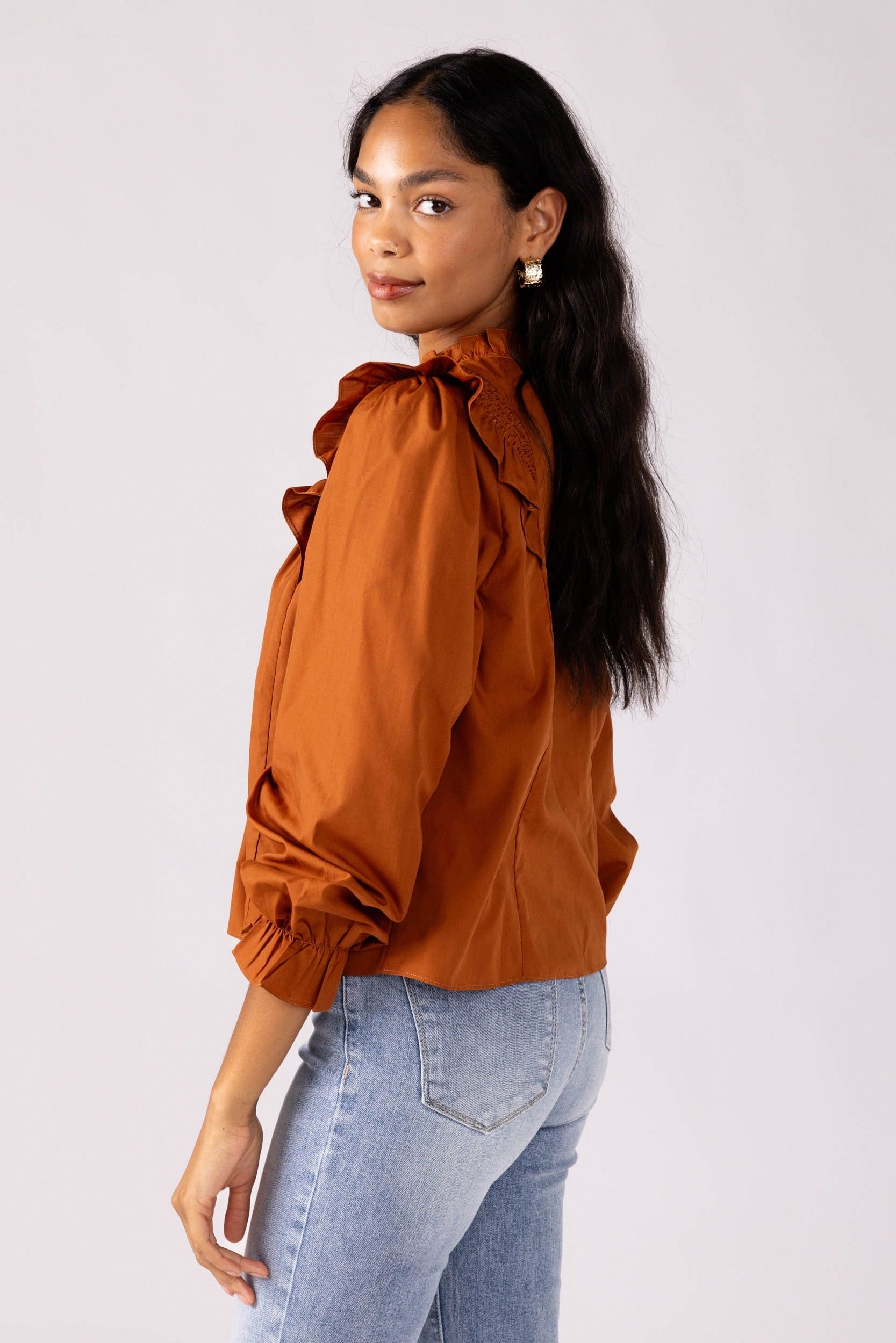 SALE - Haddie Smocked Front Top sold by fab'rik product image thumbnail 3