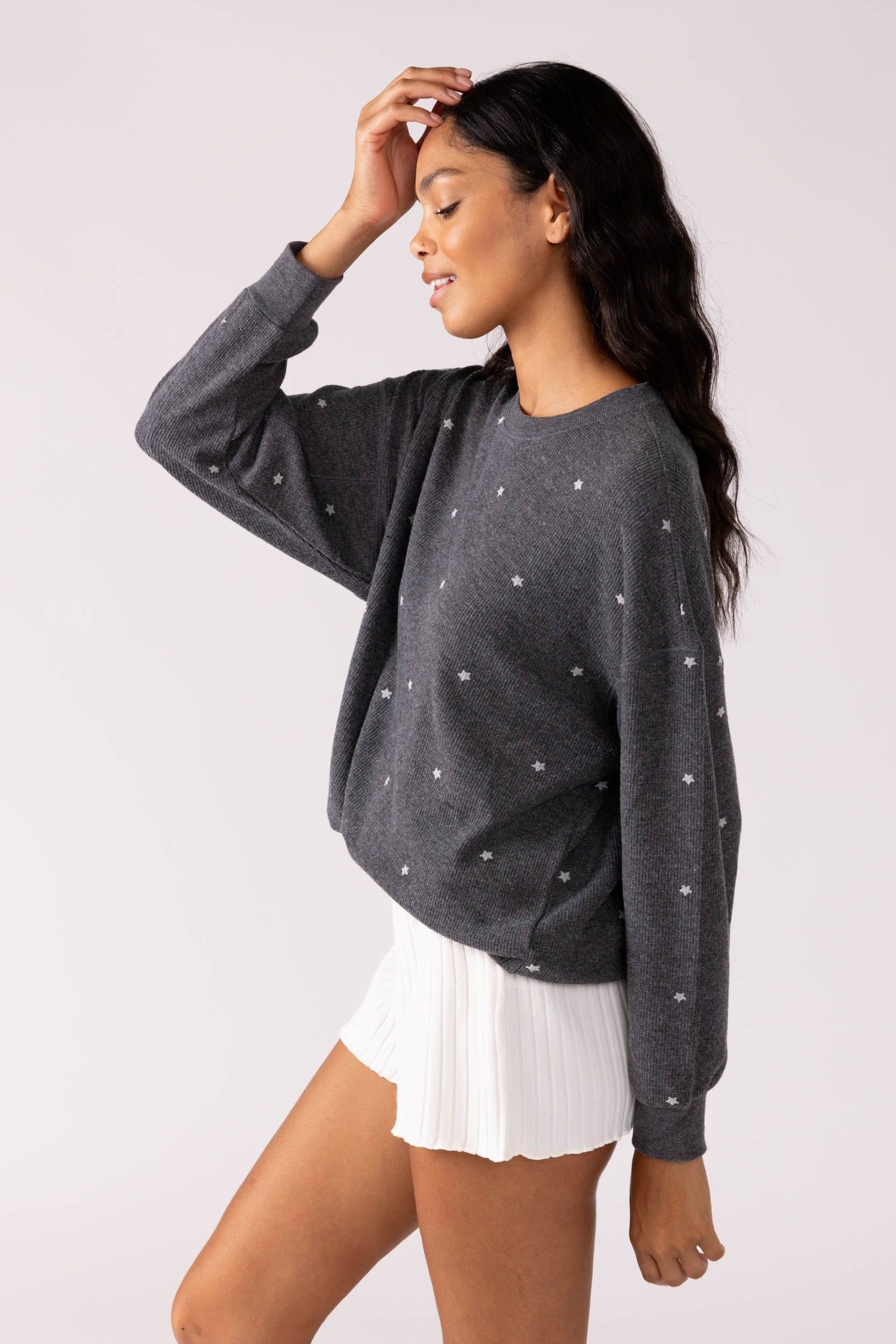 Z Supply Cozy Days Thermal Sweatshirt sold by fab'rik product image thumbnail 4