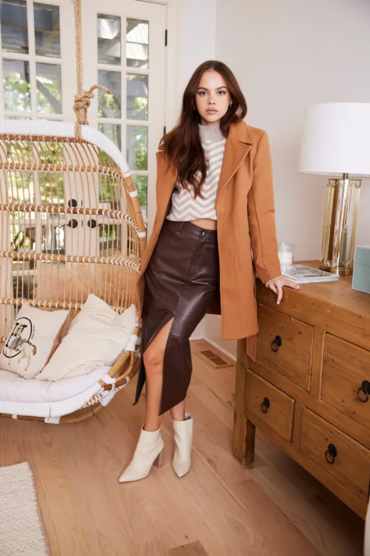 SALE - Alice Belted Coat sold by fab'rik