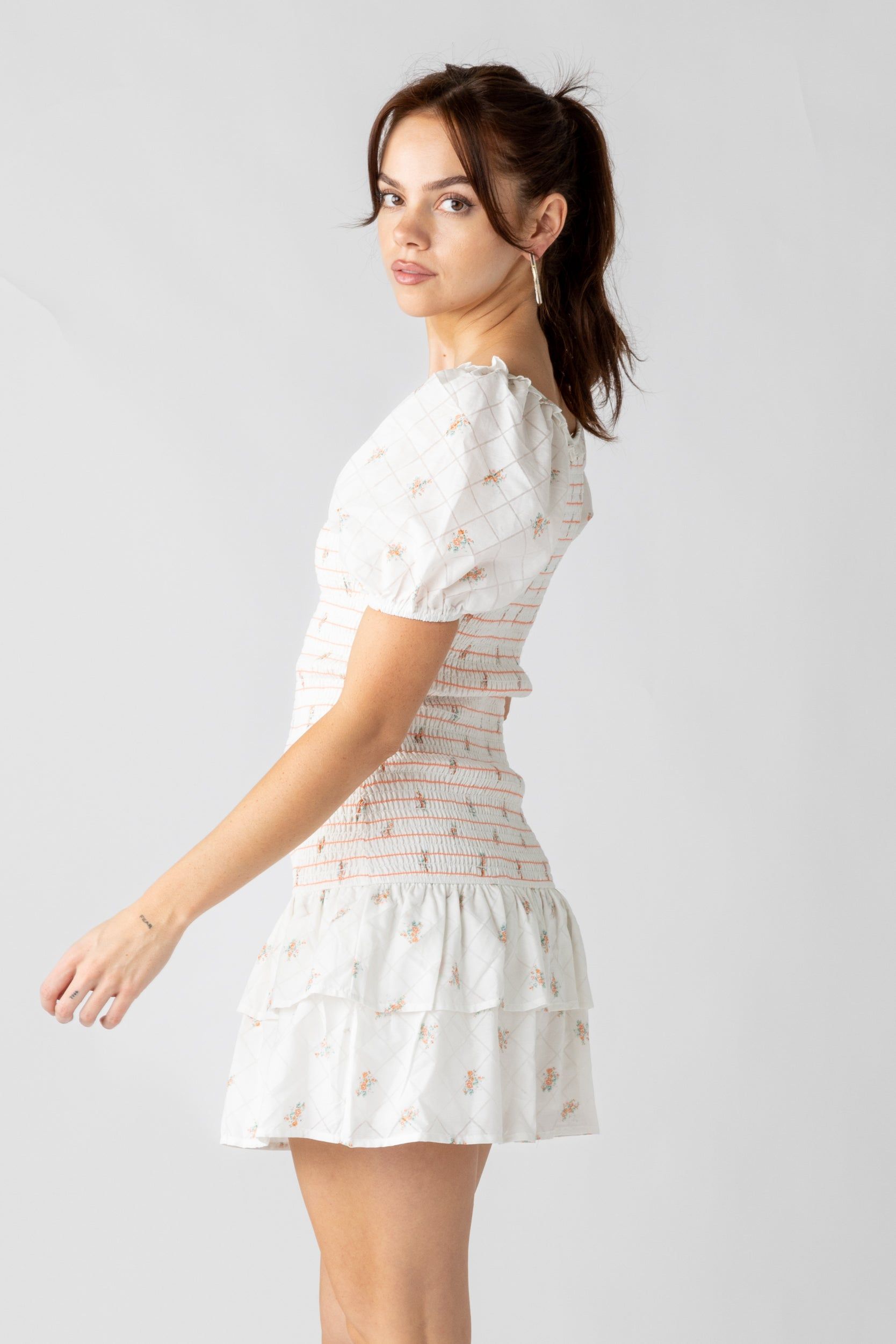 SALE- Margot Floral Smocked Dress sold by fab'rik product image thumbnail 4