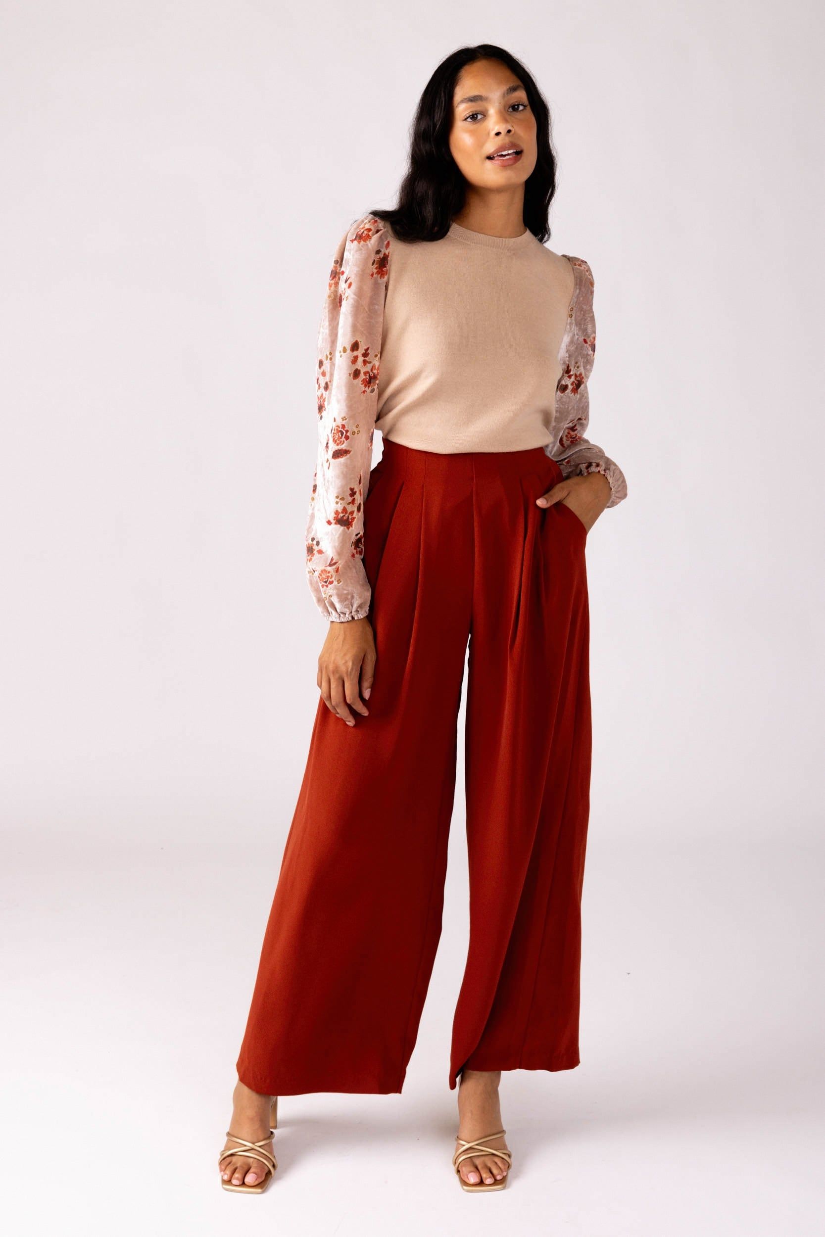 SALE - Dylan Wide Leg Pants sold by fab'rik