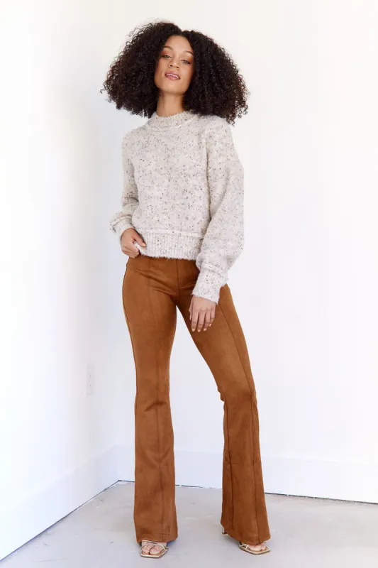 SALE - Spanx Faux Suede Flare Pants sold by fab'rik