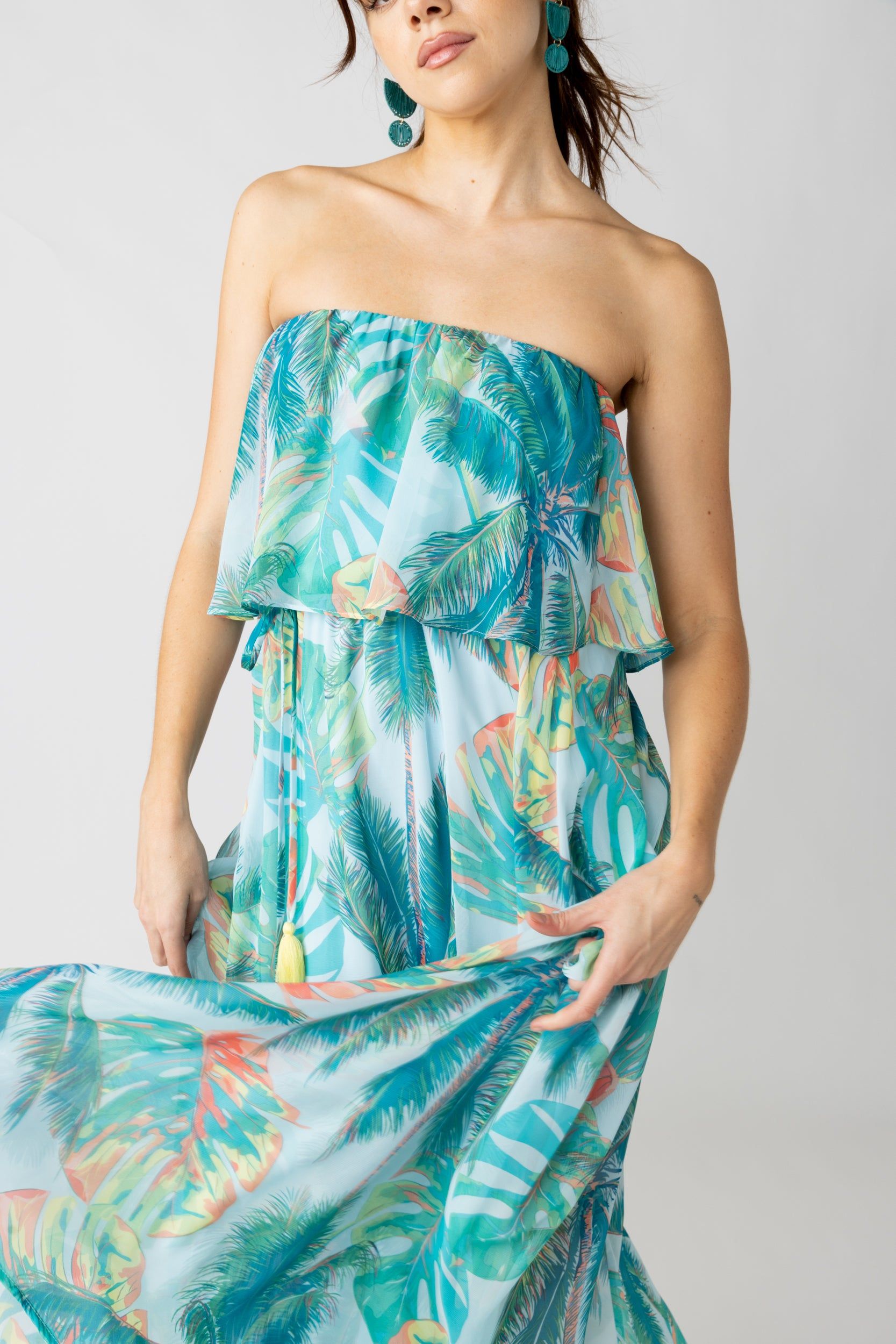 SALE - Taylor Strapless Ruffle Bodice Maxi Dress sold by fab'rik product image thumbnail 3