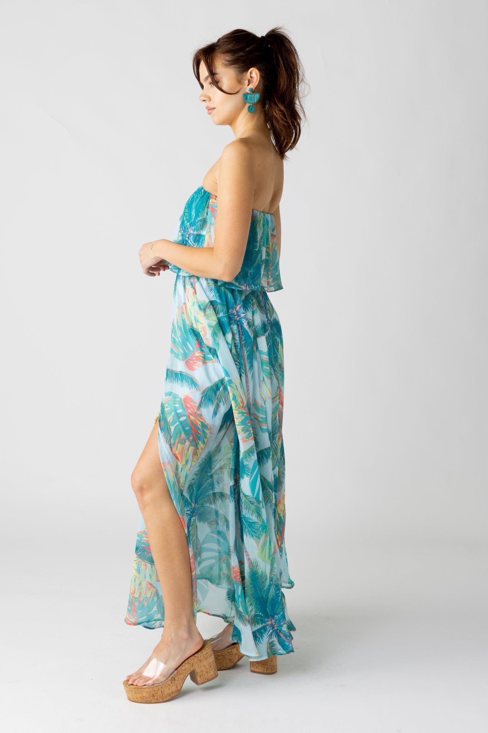 SALE - Taylor Strapless Ruffle Bodice Maxi Dress sold by fab'rik product image thumbnail 2