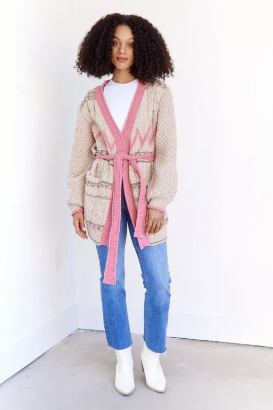 SALE - Charlotte Printed Cardigan sold by fab'rik