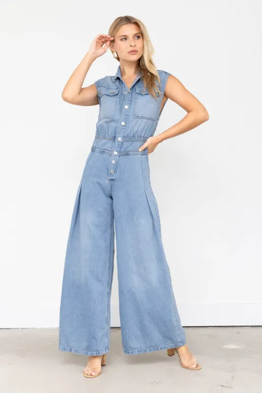 Aries Denim Jumpsuit sold by fab'rik