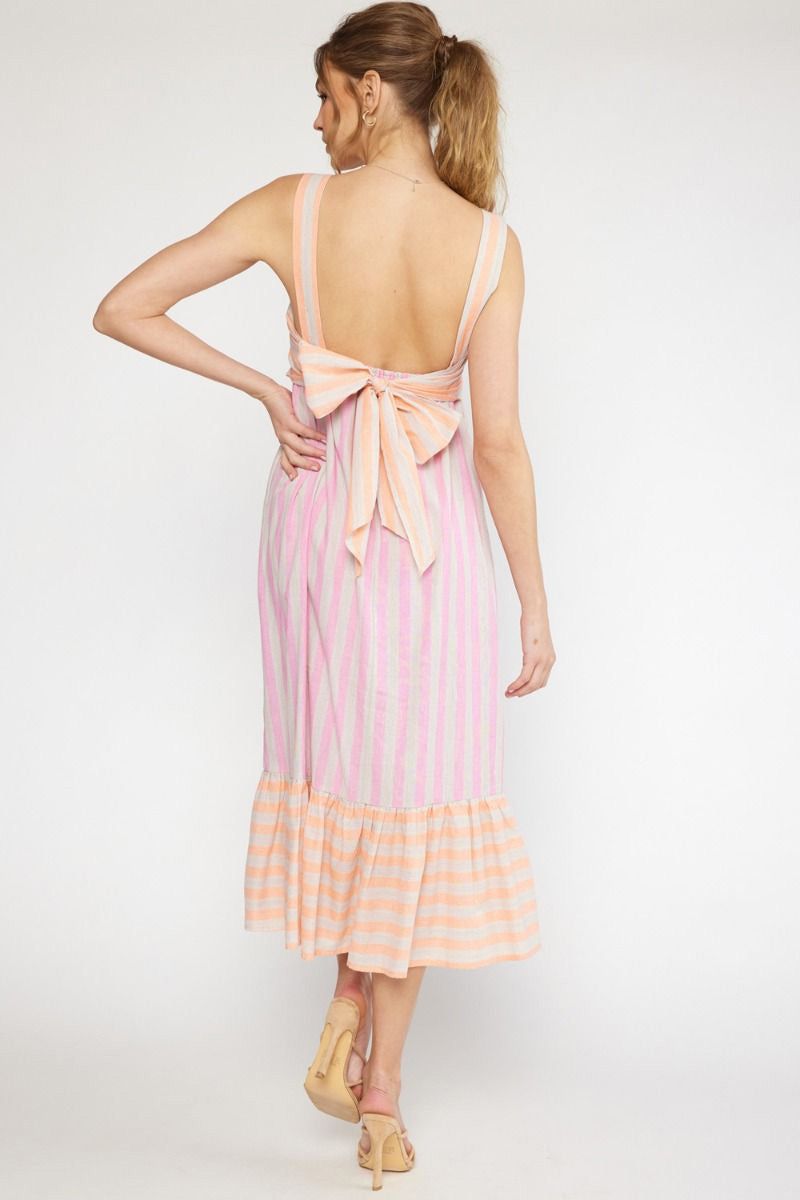 SALE - Annie Striped Midi Dress sold by fab'rik product image thumbnail 3