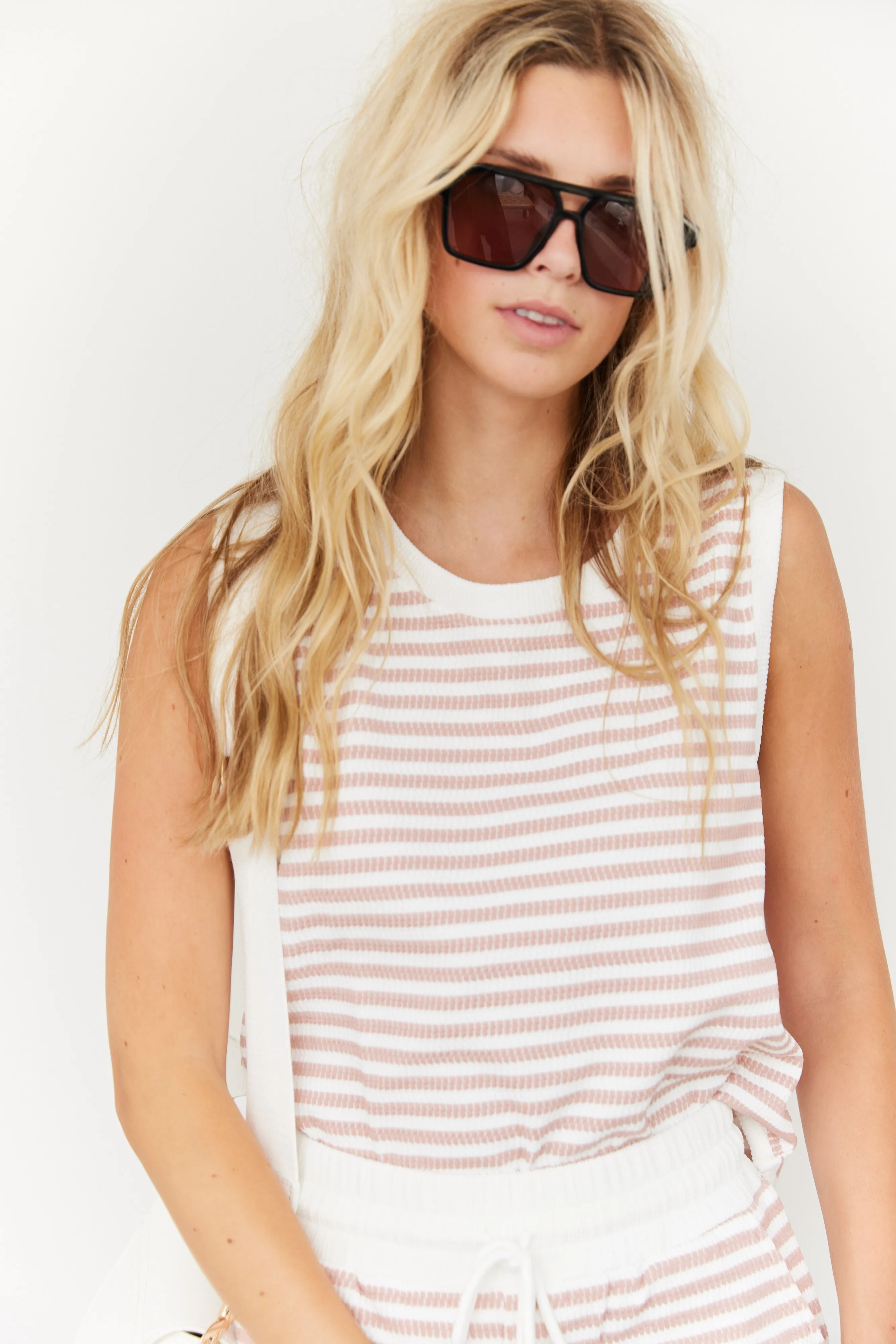 SALE - Ramsey Stripe Crop Top sold by fab'rik product image thumbnail 3