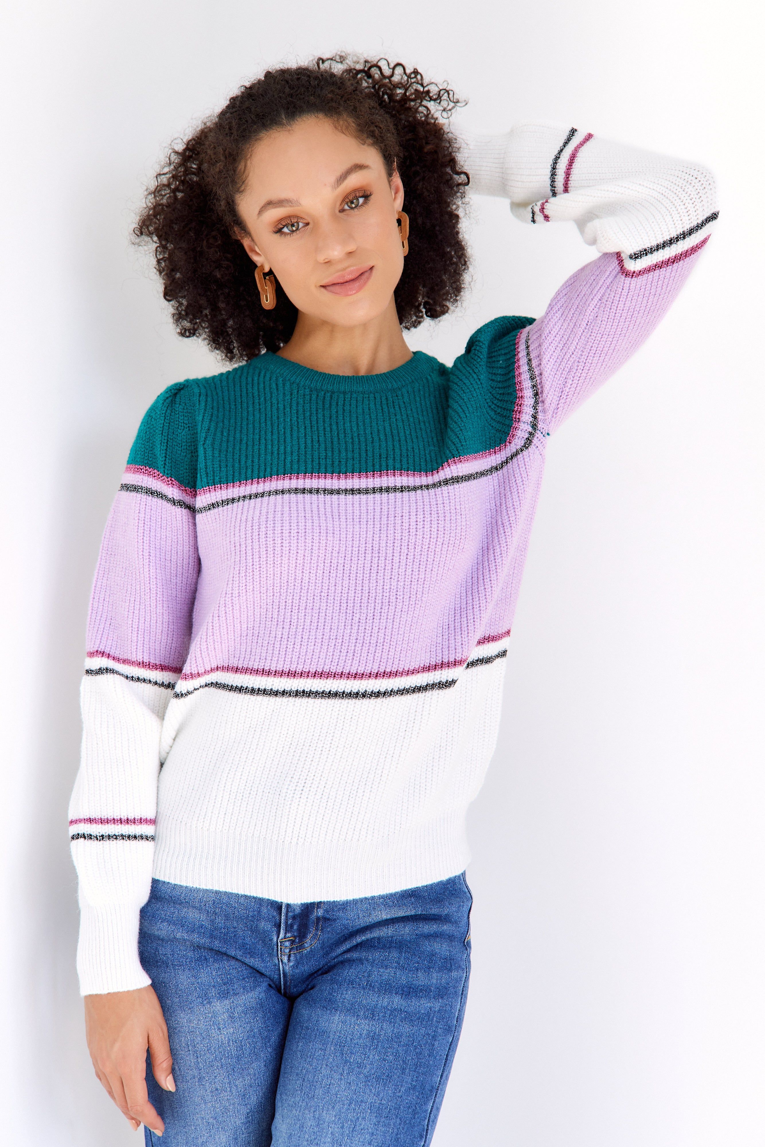 SALE - Marie Striped Sweater sold by fab'rik