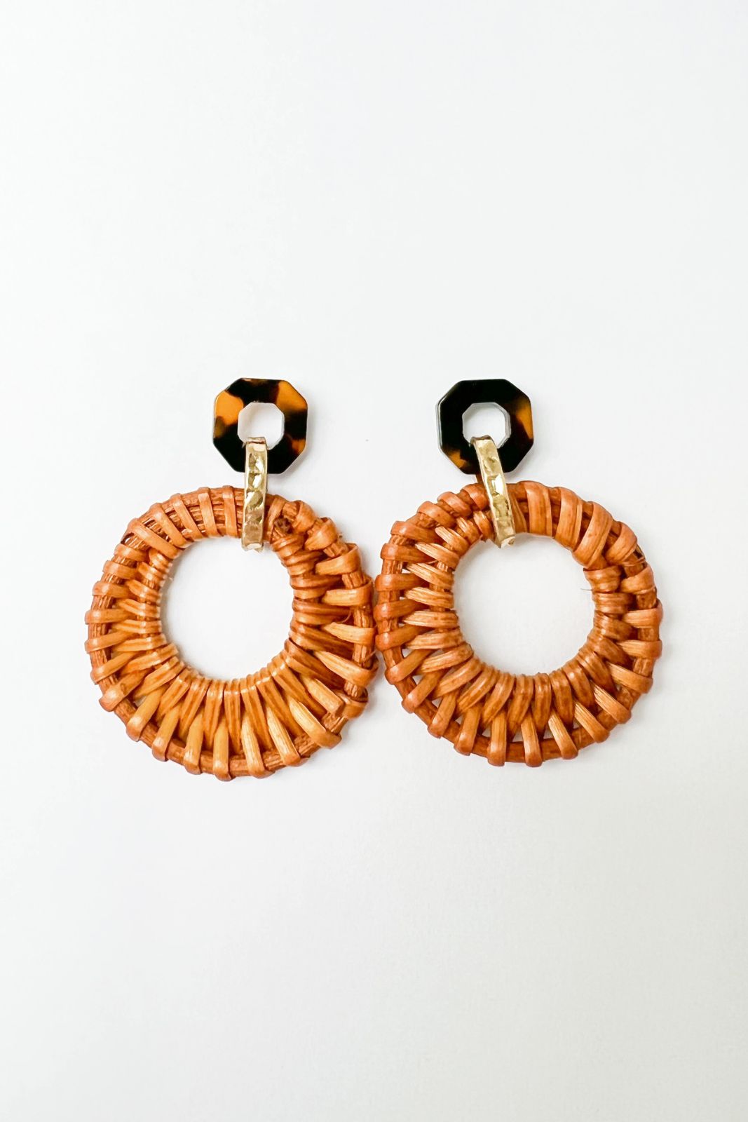 Miriam Rattan Drop Earrings sold by fab'rik