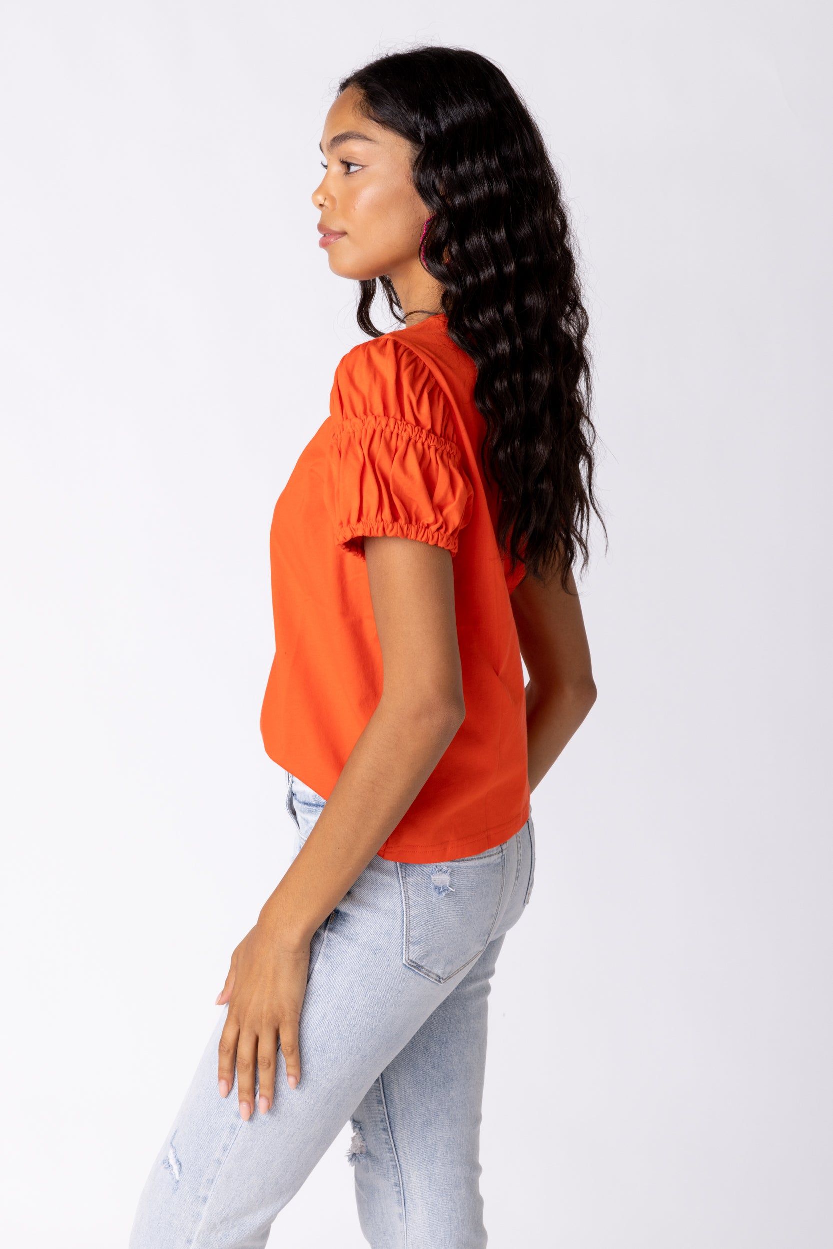 SALE - Gavin Puff Sleeve Tee sold by fab'rik product image thumbnail 3